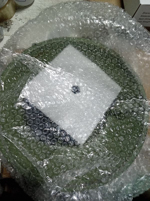 Photo 1 of 30" H*12.4" W Solar Fountain Hanging Bird Bath, Metal Bird Bath Bubbler, Outdoor Bird Bath Bowl, for Outdoors Garden Patio Decor.