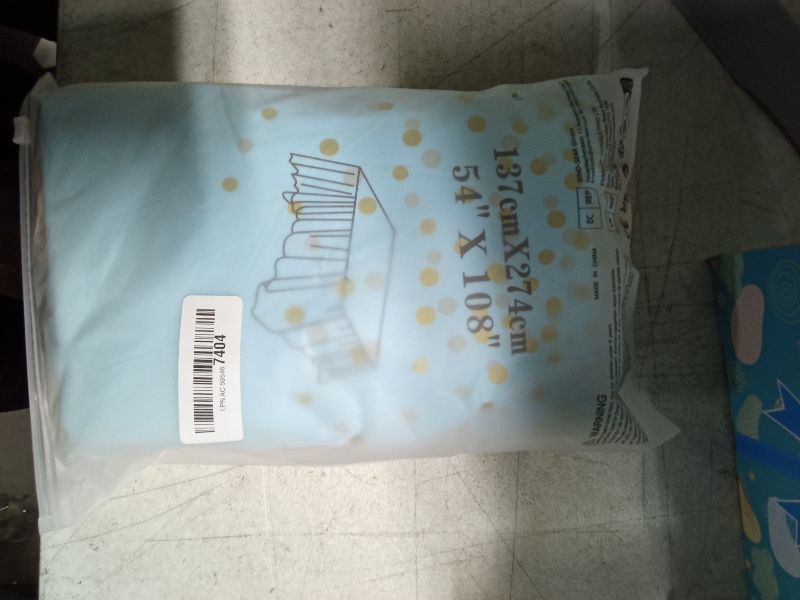 Photo 1 of 13th Birthday Decorations for Girls, Blue Official Teenager Decorations Light Blue White Gold Balloons Happy Birthday Banner Tablecloth Fringe Curtain Cake Topper Paper Pom Poms 13 Bday Boys Girls