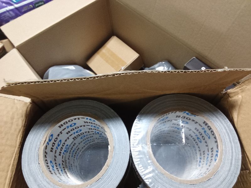 Photo 1 of 3 Inch Black Gaffers Tape Bulk, 6 Roll Multi Pack, 30 Yards per Roll, Heavy Duty Gaffers Tape Easy Tear, Non Residue Gaff Tape, Waterproof Matte Cloth Gaffing Tape for Photography, Filming, Stage Use