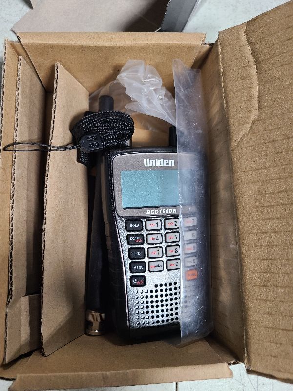 Photo 1 of Uniden Bearcat BCD160DN Handheld Digital Scanner, Exclusive Features, Band Scope Rapid System/Channel Number Tagging, Narrow-Band Reception, and Search Features to Detect Signals Faster Than Ever