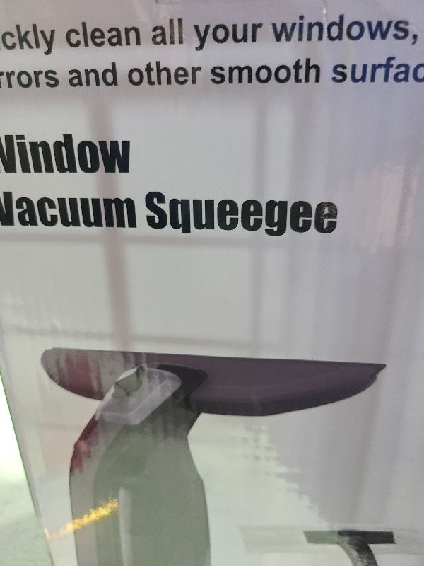 Photo 1 of ?Window Vacuum Squeegee Cordless, Window Vac with Detachable Water Tank and Strong Suction, Electric Window Cleaning Tool for Shower Wall, Glass, Mirror, Countertop, Tiles, Car Windshield