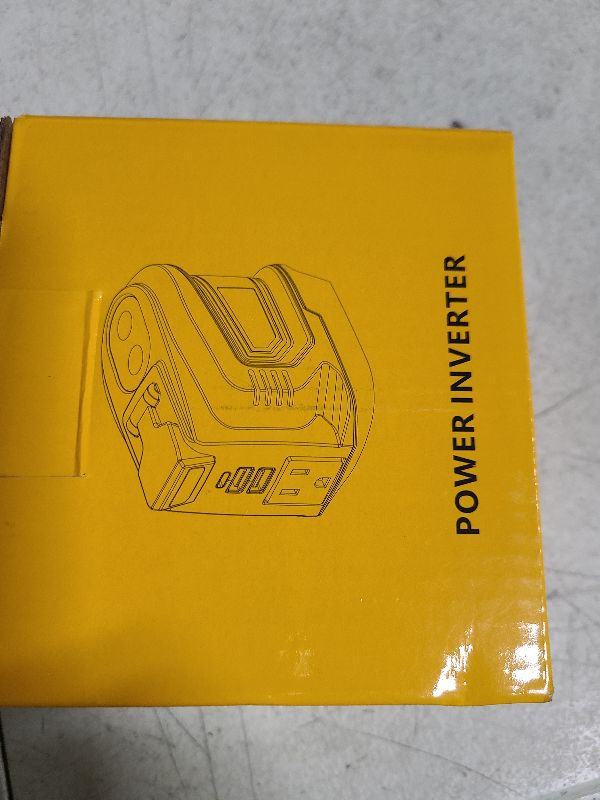 Photo 1 of 200W Portable Power Inverter for DeWALT 20V,Ecarke Outdoor Generato Battery Converter with 2 USB&LED&AC Battery Powered Outlet,Convert DC 18V/20V to AC 110V-120V Portable Power Station(Tool Only)