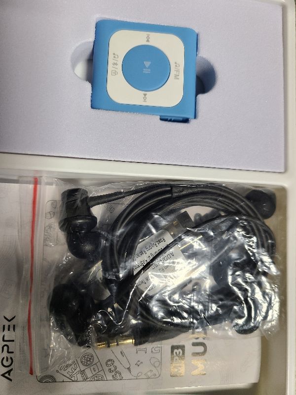 Photo 1 of 64GB Clip MP3 Player with Bluetooth, AGPTEK Portable Music Player with FM Radio, Shuffle, No Phone Needed, for Sports - A51PL