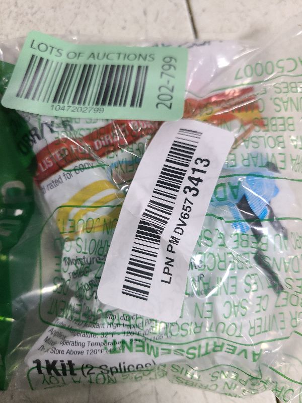 Photo 1 of 3M Direct Bury Splice Kit DBR/Y-6 (BULK), 18-10 AWG, UV-Resistant, Steel Spring, Flame Retardant Insulation, 1 pack containing 2 Splice Tubes and 2 R/Y Connectors
