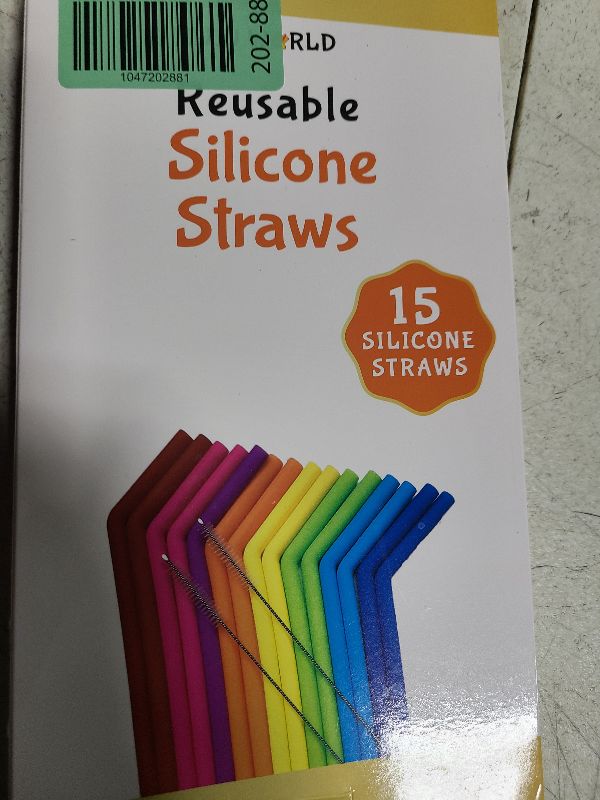 Photo 1 of 15 FITS ALL TUMBLERS STRAWS - Reusable Silicone Straws for 30 and 20 oz Yeti - Flexible Easy to Clean + 2 Cleaning Brushes - BPA Free, No Rubber Taste Drinking - Best Value for Money Pack