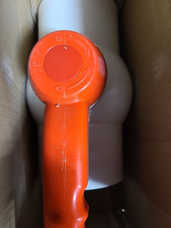 Photo 1 of 3Inch PVC Ball Valve Water Pipe Shut-off Valve Socket with Red T-Handle for Cold Water Supply lines, Irrigation Pipe fitting System(Socket x Socket), 3" PVC Water Shut-off Valves Fitting, SCH40