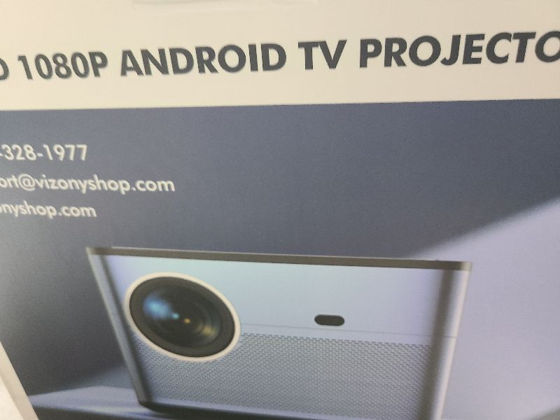 Photo 1 of [Auto Focus/Keystone]Projector 4K Support with WiFi Bluetooth, VIZONY 800ANSI Android TV Outdoor Projector, 4P4D/Zoom/PPT, Home Movie Projector with Netflix/Prime Apps Built-in, 8000+ Apps