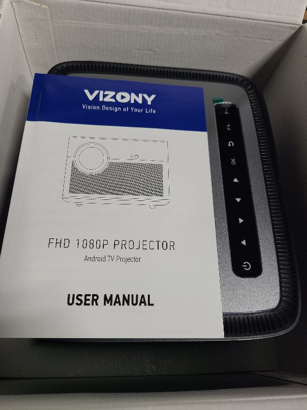 Photo 1 of [Auto Focus/Keystone]Projector 4K Support with WiFi Bluetooth, VIZONY 800ANSI Android TV Outdoor Projector, 4P4D/Zoom/PPT, Home Movie Projector with Netflix/Prime Apps Built-in, 8000+ Apps