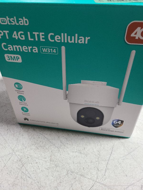 Photo 1 of 4G LTE Cellular Solar Battery Power Security Camera Night Vision & Sim Card W314