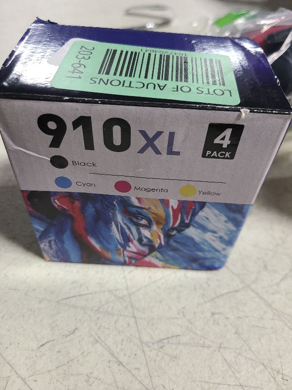 Photo 1 of 5-Star Compatible 910XL Ink Cartridge Replacement for HP Officejet Pro 8025e/8035e/8025/8035 Series, Black, Cyan, Magenta, Yellow, 4-Pack