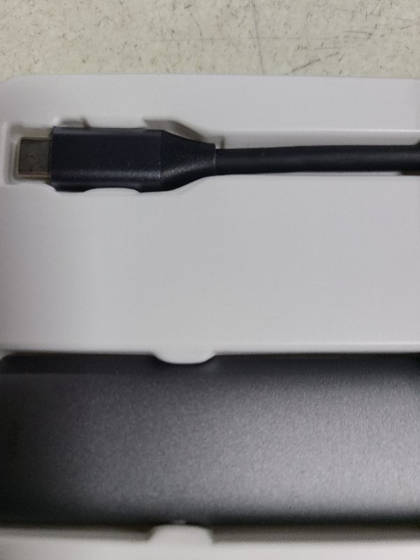 Photo 1 of Acer USB C HUB Multiport Adapter, 7 in 1 USB-C to HDMI Adapter with 4K@60Hz, 100W PD, 5Gbps 2*USB-A 3.1, 1*Type-C 3.1, SD Card Reader Type C Dongle for iPhone 16/15, MacBook Pro/air, iPad, Acer (Grey)