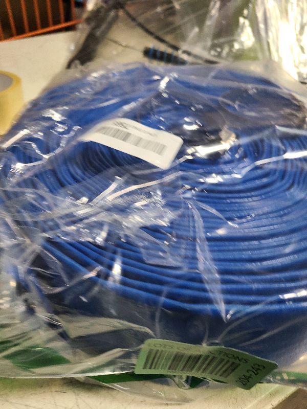 Photo 1 of 2.5 IN x 60FT Pool Backwash Hose Heavy Duty Drain Discharge Double PVC Layflat Hose with 2 Clamps, Weatherproof Burst Resistant for Water Transfer, Sump Pump, Pool Filter, Pool Drain (18.3M, Blue)