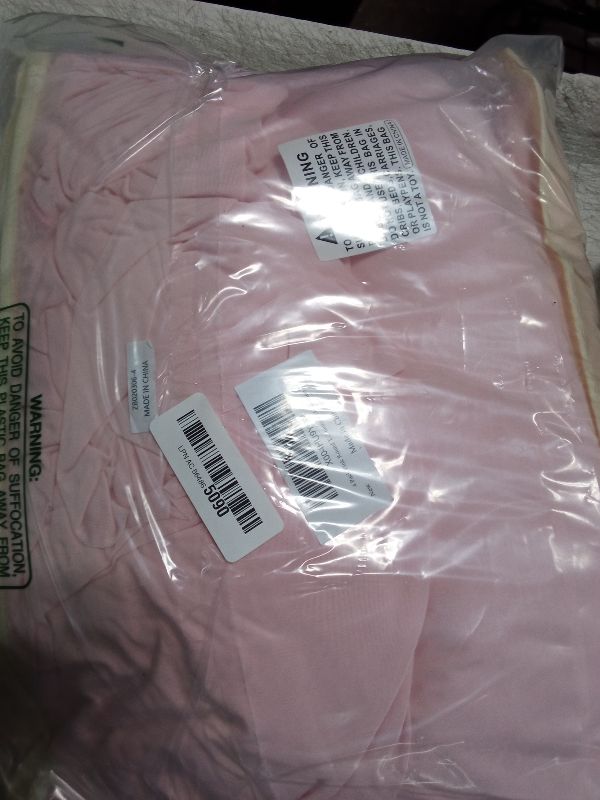 Photo 1 of 4 Pack Pink Round Tablecloth, Pink Tablecloths for 6ft Tables, Elastic Stretch Fitted Birthday Tablecloth Round Table Cover with Skirt for Wedding Reception Banquet Buffet Restaurant Decoration