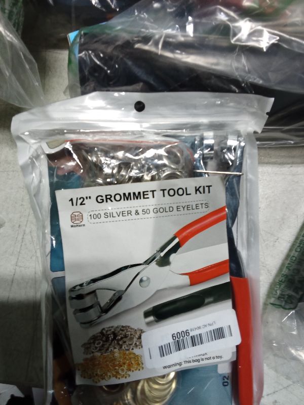 Photo 1 of 150Pcs 1/2 Inch Grommet Tool Kit, Grommet Kit, Eyelet Kit with Leather Hole Punch Pliers, 150 Metal Eyelets and Grommets in Gold and Silver for Leather, Shoes, Fabric, Belt