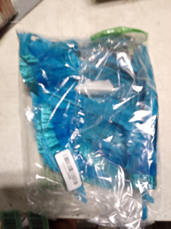 Photo 1 of 7 Color 2 Yard Long,8-10 inch Height Rooster Coque Feather Fringe Trim, for Skirt Dress Costume Roster Feather Trim (Turquoise)