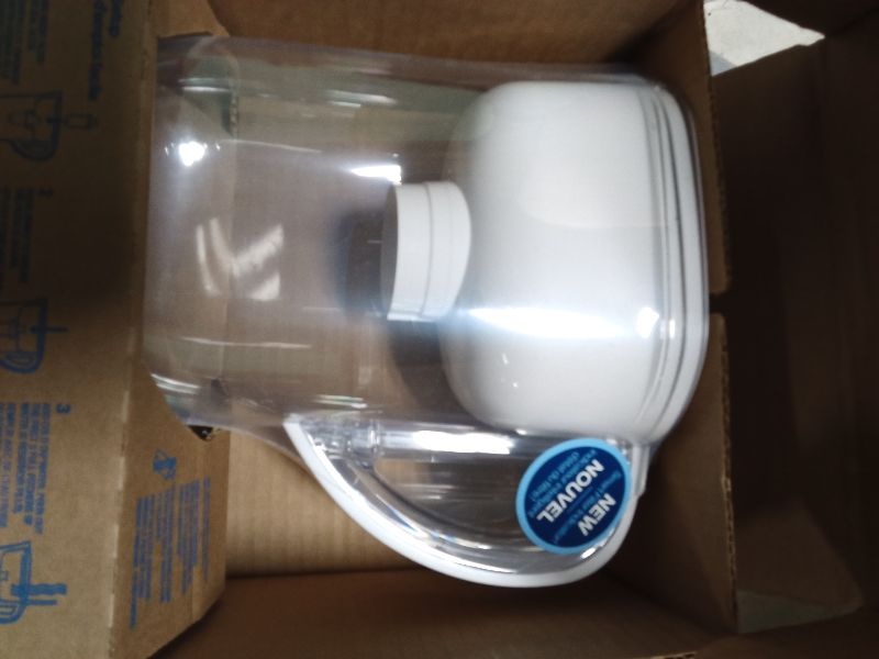 Photo 1 of 10-Cup Water Filter Pitcher & 2 Extended Life Water Filters (Removes Lead - 6 Months Per Filter) & Electronic Replacement Reminder - Compatible with Brita Water Pitcher/Brita Filter Pitcher