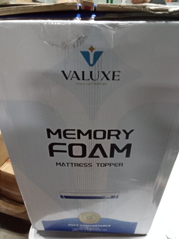 Photo 1 of 3 Inch Gel Memory Foam Mattress Topper Full Size High Density Cooling Pad Pressure Relief Bed Topper (with Removable & Washable Bamboo Cover)