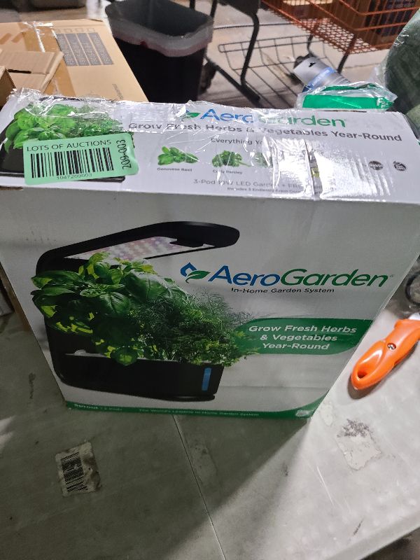 Photo 1 of AeroGarden Sprout - Indoor Garden with LED Grow Light, Black