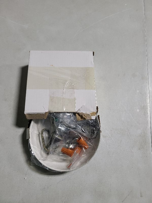 Photo 1 of Giluta 5" Standard Light Canopy Kit with Maximum Fixture Weight of 40 Pounds Metal Ceiling Plate for Chandelier Pendant Lighting Flower Basket or DIY Projects, Bronze