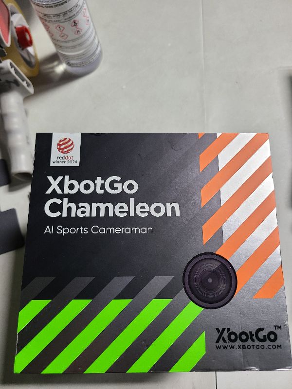 Photo 1 of  Chameleon AI Auto Sports Action Camera - 4K 60FPS Soccer Camera and Basketball Tracking Camera for Team Sports, Live Streaming, No Subscription, Works with iOS & Android (Lemon Green) 