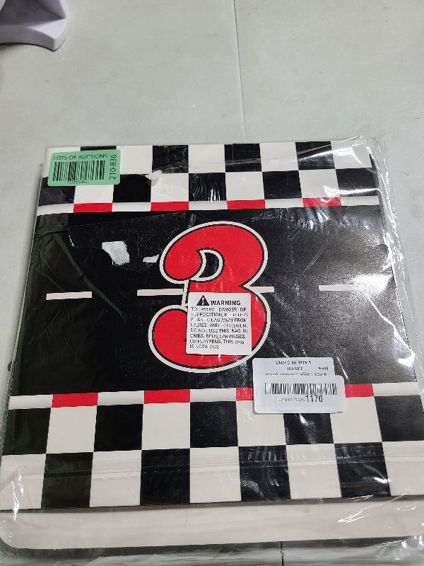 Photo 1 of 4 Pcs Large Racing Car Birthday Party Decorations Race Car Boxes Black White Checkered Cardboard Goodie Boxes Podium Treat Boxes Centerpiece 11.8 Inch for Car Baby Shower Party Supplies Outdoor Decor