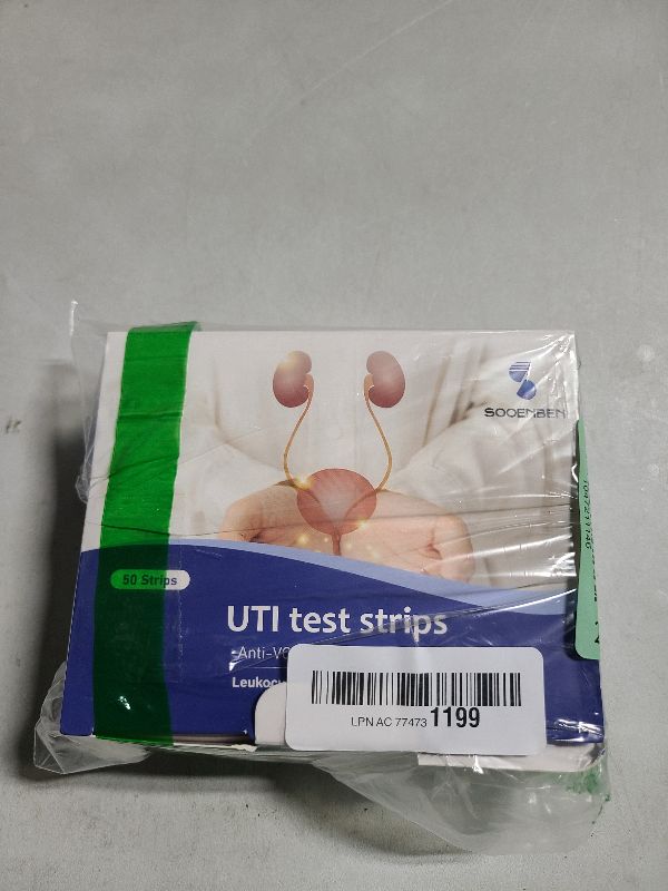 Photo 1 of 4-in-1 UTI Test Strips, 50ct Full Panel Urinary Tract Infection Test Kit at Home for Women Men Kids, Urinalysis Leukocytes, Nitrites, PH, Protein Urine Strip for UTI and Bladder, 50 Strips 50 Cups