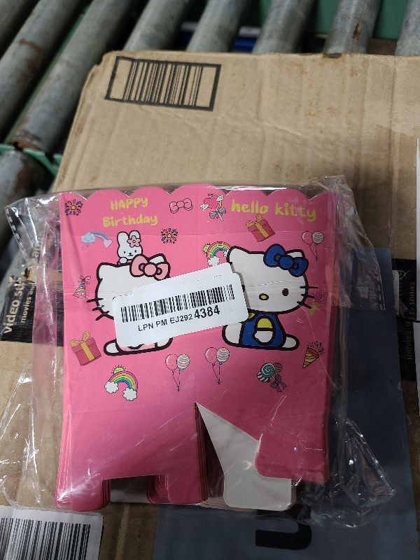Photo 1 of 24PCS Cartoon cat theme Party Popcorn Boxes, Party Supplies,Favor Bags for Boys Girls Birthday Party Decorations
