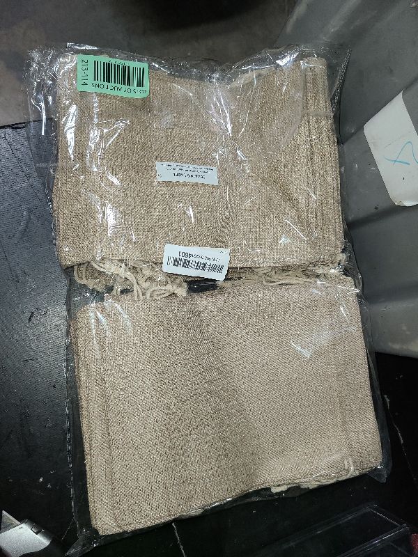 Photo 1 of 50 Burlap Bags with Drawstring, 7x10 Inch Rustic Gift Bag Bulk Pack for Mugs, Mason Jars, Christmas, Advent, Holiday Gift Bags, Wedding and Birthday Party Favor Bags, Grocery, Gift Wrap and Treat Pouches