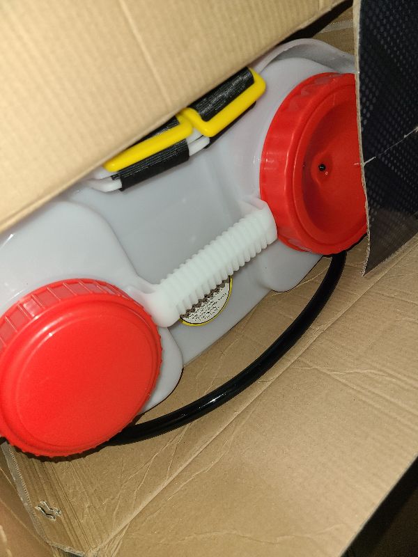 Photo 1 of 4.2 Gallon Battery Powered Backpack Sprayer - 6 Nozzles, 80 PSI Cutoff Pressure, Long Battery Life, Wide Mouth, High-Pressure Spray Hose, Pressure Knob Controller