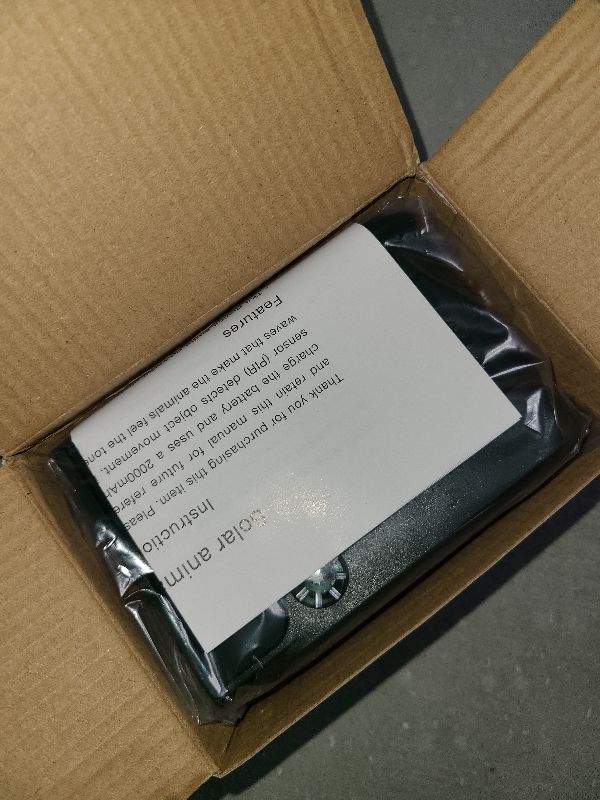 Photo 1 of 2025 Upgraded Solar Animal Repeller, Ultrasonic pest Repeller, Cat Repellent Outdoor, Squirrel Repellent, Deer Repellent,Waterproof,Siren and Flash Animal Repellent,Dog, Raccoon, Skunk, Rabbit, Rodent