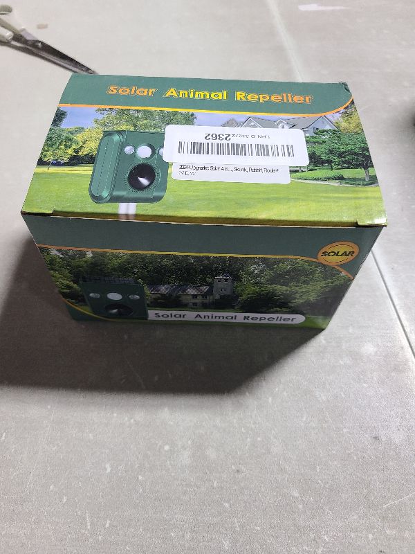 Photo 1 of 2025 Upgraded Solar Animal Repeller, Ultrasonic pest Repeller, Cat Repellent Outdoor, Squirrel Repellent, Deer Repellent,Waterproof,Siren and Flash Animal Repellent,Dog, Raccoon, Skunk, Rabbit, Rodent
