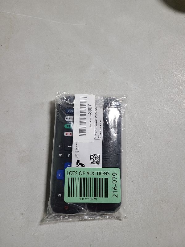 Photo 1 of (Pack of 2) Replacement-Remote-Control for Roku-TV,Compatible for TCL Roku/Hisense Roku/Onn Roku/Philips Roku Smart TVs(Not for Roku Stick and Box)