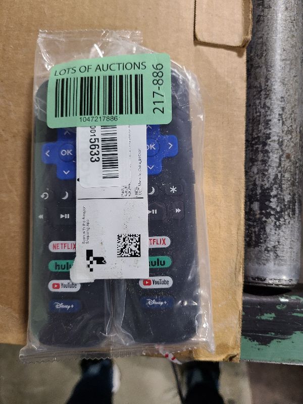 Photo 1 of (Pack of 2) Replacement-Remote-Control for Roku-TV,Compatible for TCL Roku/Hisense Roku/Onn Roku/Philips Roku Smart TVs(Not for Roku Stick and Box)