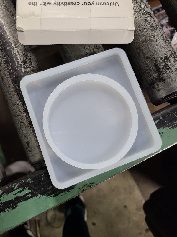Photo 1 of 4 PCS Thickened Coaster Resin Molds, Coaster Silicone Molds for Epoxy Resin, Coaster Molds for Resin Casting, Epoxy Resin Molds for DIY Resin Coasters Bowl mats, Candle Holders, Home Decoration