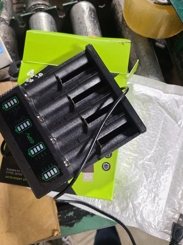Photo 1 of 6pcs 18650 Rechargeable Battery W?i?th 18650 Battery Charger,Universal Smart 18650 Charger for 3.7V Lithium ion Batteries 18650 Rechargeable Battery Ltrrysoa