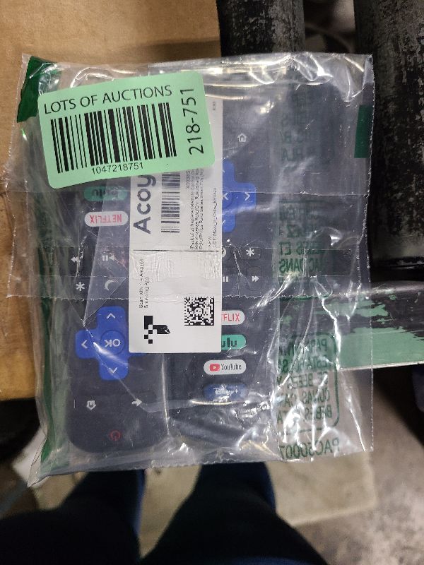 Photo 1 of (Pack of 2) Replacement-Remote-Control for Roku-TV,Compatible for TCL Roku/Hisense Roku/Onn Roku/Philips Roku Smart TVs(Not for Roku Stick and Box)