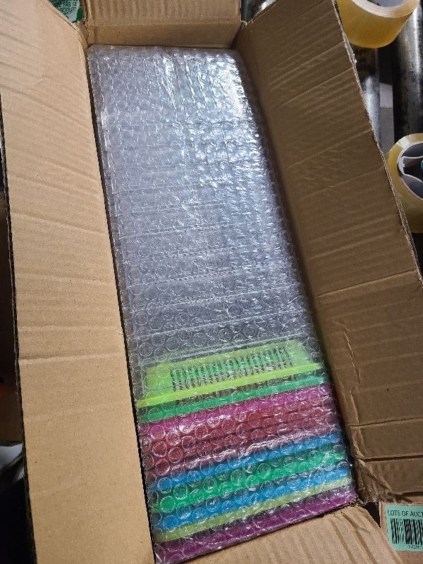 Photo 1 of 12Pcs Plastic Reptile Terrariums Carrier Cage, Tarantula Enclosure Snake Breeding Box Hatching Container Transparent Fish Tank Turtle Aquarium with Random Color Lid for Shrimp, S(5.9" x 3.5" x 4.3")