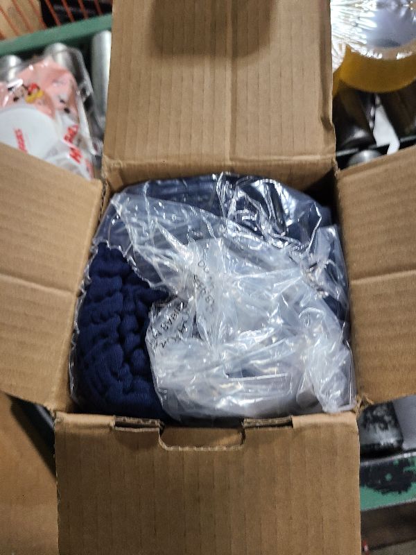 Photo 1 of 100% Cotton Muslin Blanket Large 50" x 70", 6 Layers Breathable and Lightweight Navy Throw Blanket for Couch, Soft Quilt Bedspread, Gauze Blanket for Adults All Season, Navy, Dark Blue