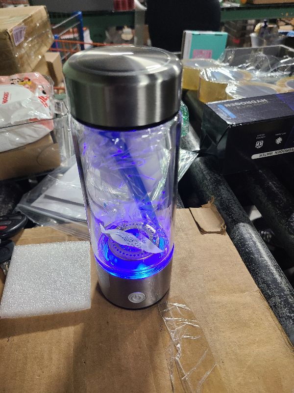 Photo 1 of 2025 New Hydrogen Water Generator Bottles, Portable Hydrogenated Water Bottle with SPE PEM Technology, 420ml Hydrogen Water Bottle Generator, Rechargeable Ionizer Machine for Home, Office, and Travel