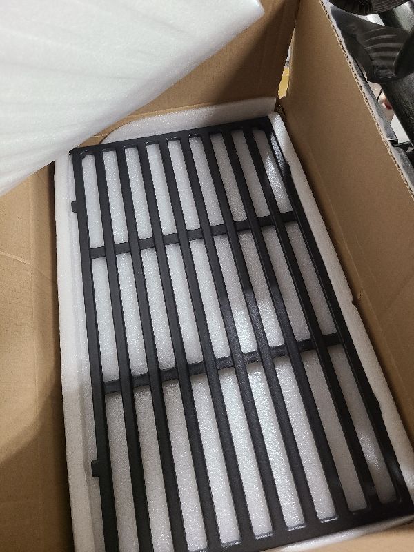 Photo 1 of 17.5 Inch 7637 Cooking Grates for Weber Spirit & Spirit II 200 Series Spirit E210 Spirit E220 Spirit S210 S220 with Front Control, Cast Iron Grates Replacement Parts for Weber Spirit 2 Burner E-210