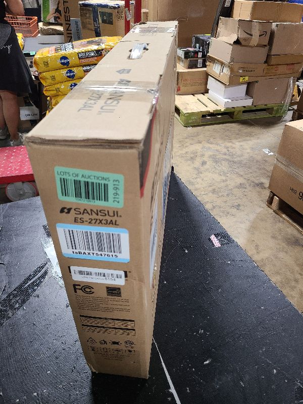 Photo 1 of SANSUI 27 Inch Monitor, IPS 120Hz Computer Monitor Full HD 1920 x 1080P with HDMI DP Interfaces, Eye Care, Frameless, 100 x 100mm VESA Mountable (HDMI Cable Included)