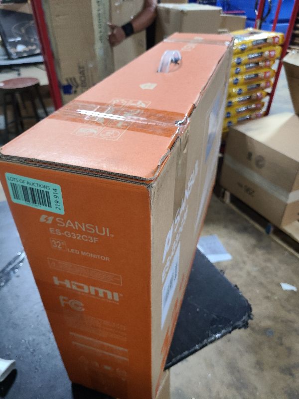 Photo 1 of SANSUI 32 Inch Curved 240Hz Gaming Monitor High Refresh Rate, FHD 1080P Gaming PC Monitor HDMI DP1.4, Curved 1500R, 1Ms MPRT, HDR,Metal Stand,VESA Compatible (ES-G32C3F DP Cable Incl.)