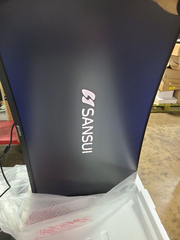 Photo 1 of SANSUI 32 Inch Curved 240Hz Gaming Monitor High Refresh Rate, FHD 1080P Gaming PC Monitor HDMI DP1.4, Curved 1500R, 1Ms MPRT, HDR,Metal Stand,VESA Compatible (ES-G32C3F DP Cable Incl.)