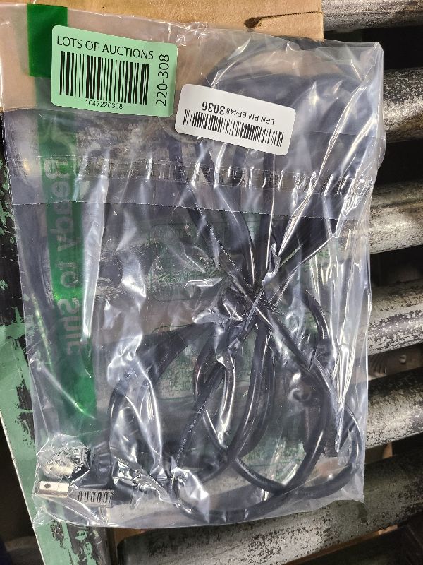 Photo 1 of 16/3 Black Indoor Outdoor Extension Cord 10 Ft Waterproof, Heavy Duty Extension Cord with 3 Prong Grounded Plug,13A 1625W 16AWG SJTW, Flexible Weatherproof Power Cable for Offices, Gardens and Lawns