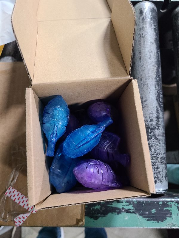 Photo 1 of 10PC Humidifier Cleaner Fish Universal Humidifier Tank Cleaner Works in All humidifiers and Fish Tanks Purifies Water, Prevent Hard Water Build-Up,Demineralization Cleaner(Blue Purple)