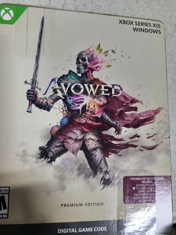 Photo 1 of Avowed – Premium Edition SteelBook – Xbox Series X|S and Windows Digital Code (Code in Box)