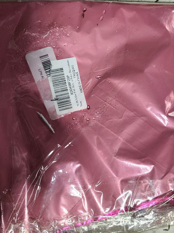 Photo 1 of 50 PCS Hot Pink Double Sided Square Foil Balloons, Reusable DIY Mylar Balloon Arch & Wall Backdrop Kit for Bridal Wedding Birthday Anniversaries Bachelorette Graduation Baby Shower Party Decorations