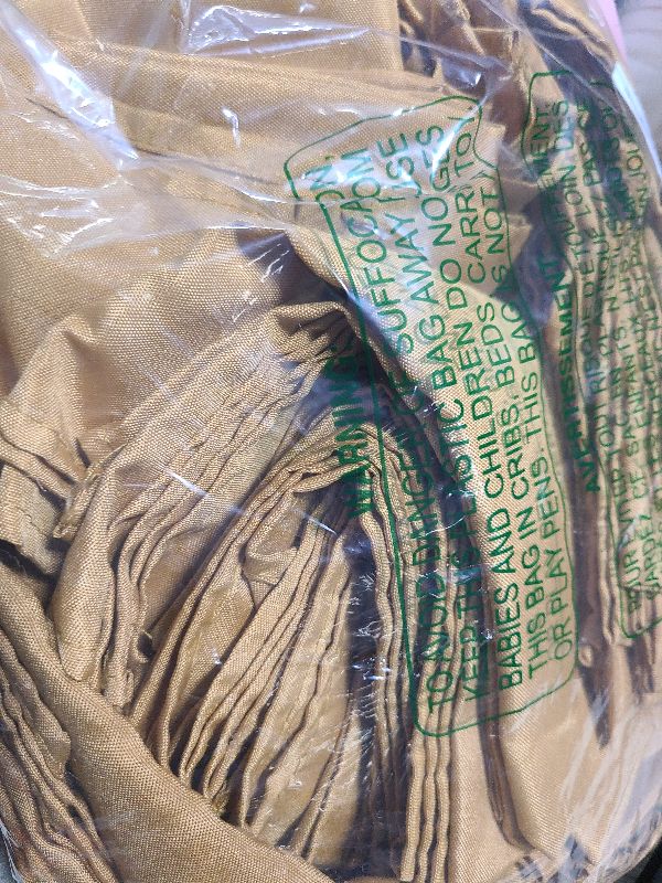 Photo 1 of 25pcs Polyester Cloth Napkins - 20 x 20 inch Gold Washable Dinner Washable Napkins with Hemmed Edges for Restaurant/Wedding/Hotel(25,Gold)
