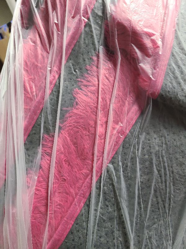 Photo 1 of Large Fuzzy Rug 8x10 Feet Hot Pink Fluffy Rug for Living Room, Big Plush Non-Skid Shag Carpet, Soft Shaggy Rugs for Bedroom Indoor Modern Home Decor