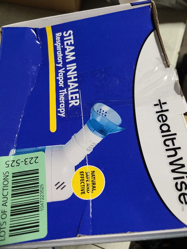 Photo 1 of HealthWise Steam Inhaler Respiratory Vapor Therapy | Sinus Pressure, Congestion, Colds & Cough Relief | Facial Steamer, Steam Inhaler, FSA Eligible, Vaporizer or Vocal Steamer | Mask for Cleansing